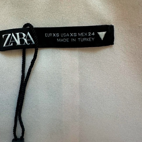 Zara Floral Strapless Corset Top in White, Pink, Green - Picture 2 of 3